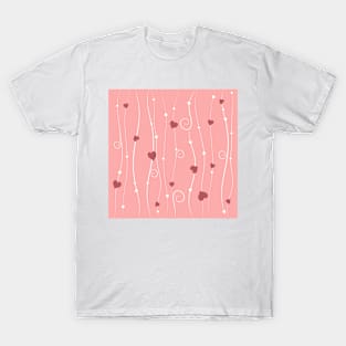 Seamless valentine pattern T-Shirt